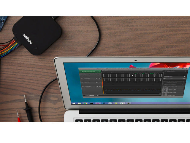 Saleae Logic Pro 16 - 16 Channels Logic + Analog - Black