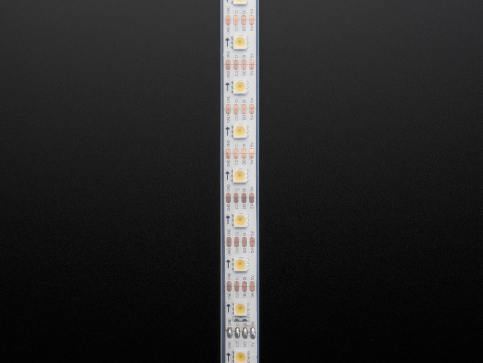 Adafruit DotStar LED Strip - Addressable Cool White - 60 LED/m