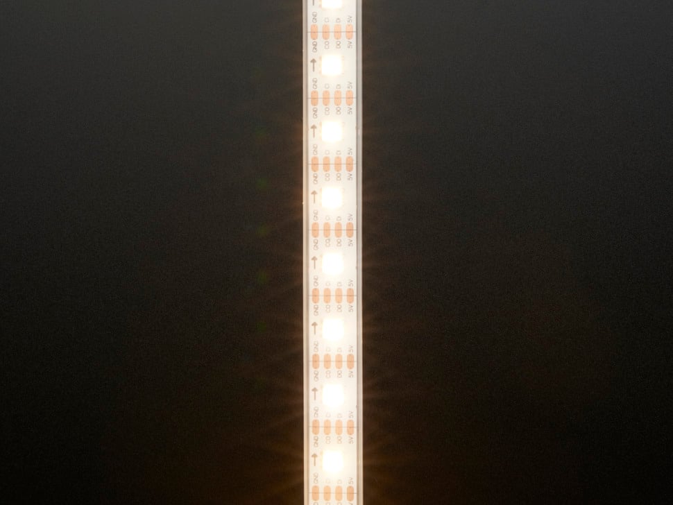 Adafruit DotStar LED Strip - Addressable Warm White - 60 LED/m