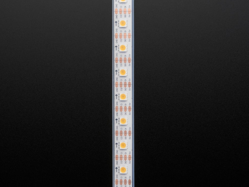 Adafruit DotStar LED Strip - Addressable Warm White - 60 LED/m