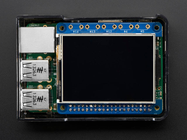 Adafruit PiTFT 2.4" HAT Mini Kit - 320x240 TFT Touchscreen