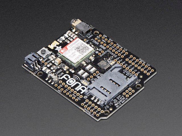 Adafruit FONA 800 Shield - Voice/Data Cellular GSM for Arduino