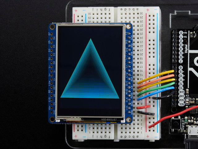 Adafruit 2.4" TFT LCD with Touchscreen Breakout w/MicroSD Socket
