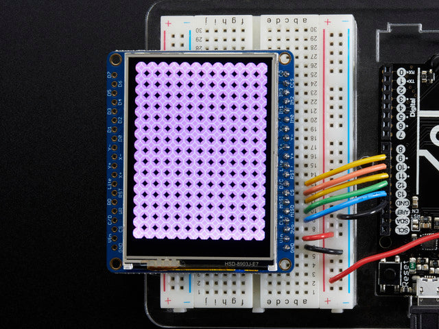 Adafruit 2.4" TFT LCD with Touchscreen Breakout w/MicroSD Socket