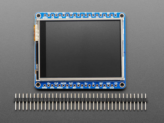 Adafruit 2.4" TFT LCD with Touchscreen Breakout w/MicroSD Socket