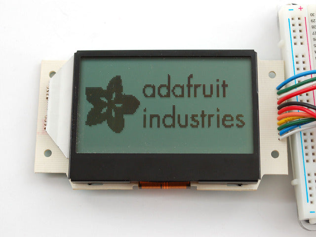 Graphic ST7565 Positive LCD (128x64) with RGB backlight + extras