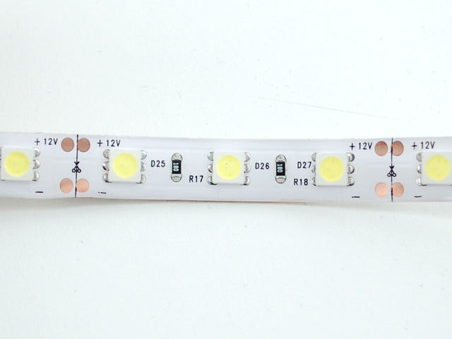 Cool White LED Weatherproof Flexi-Strip 60 LED - 1m