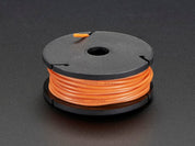 Silicone Cover Stranded-Core Wire - 25ft 26AWG - Orange