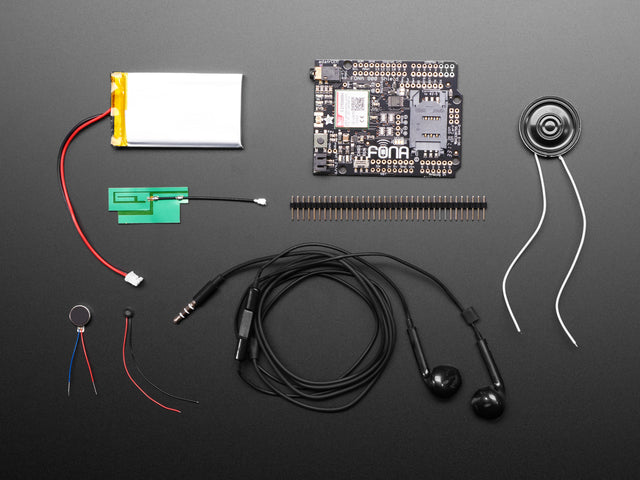 Adafruit FONA 800 uFL Shield Starter Pack