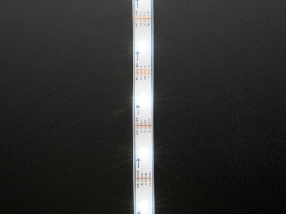 Adafruit DotStar LED Strip - Addressable Cool White-30 LED/m 2m
