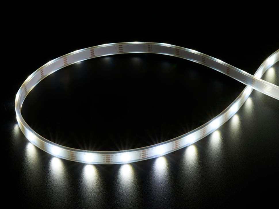 Adafruit DotStar LED Strip - Addressable Cool White-30 LED/m 1m