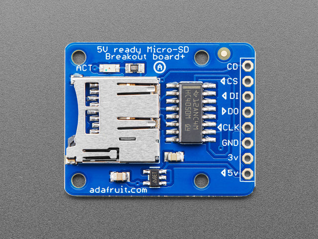 MicroSD card breakout board+