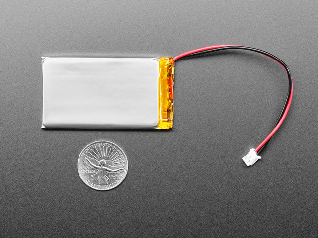 Lithium Ion Polymer Battery - 3.7v 1200mAh