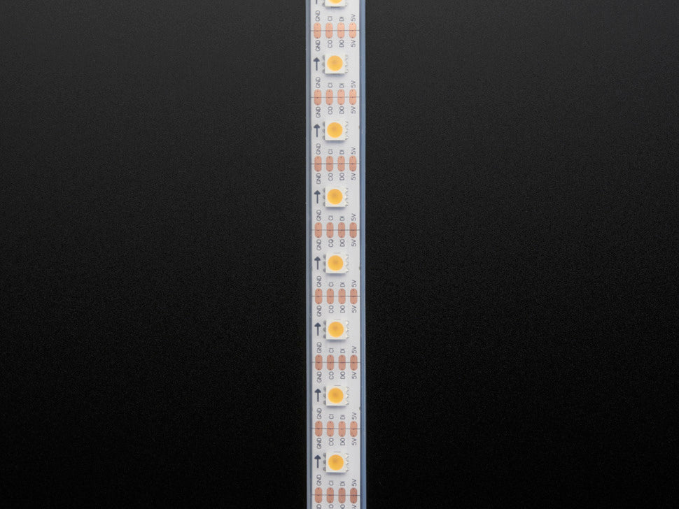 Adafruit DotStar LED Strip - Addressable Warm White-60 LED/m 3m