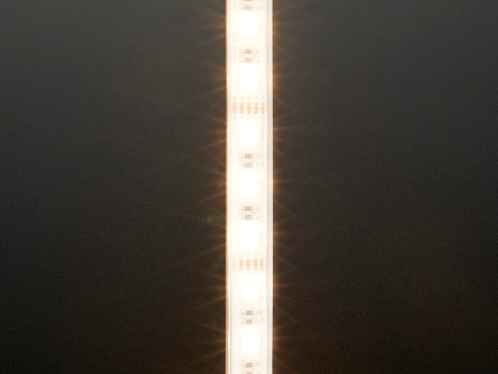 Analog RGBW LED Strip - RGB plus Warm White - 60 LED/m 2m