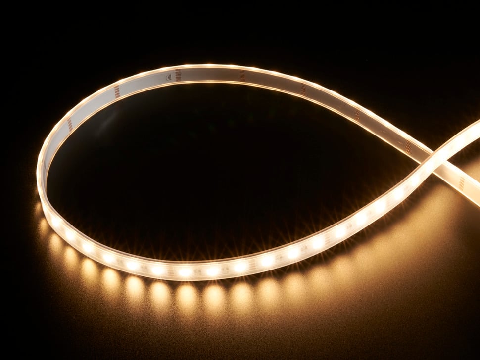 Analog RGBW LED Strip - RGB plus Warm White - 60 LED/m 2m