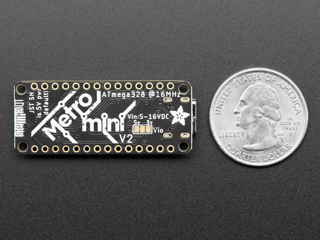Adafruit Metro Mini 328 V2 - Arduino-Compatible - 5V 16MHz