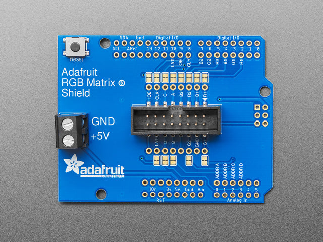 Adafruit RGB Matrix Shield for Arduino