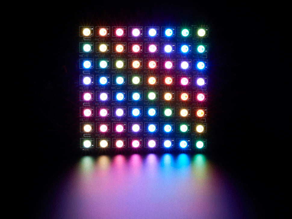 Flexible 8x8 NeoPixel RGB LED Matrix