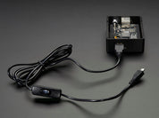 Anidees Beaglebone Black Case - Black Aluminum with Smoke Top