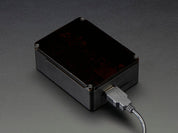 Anidees Beaglebone Black Case - Black Aluminum with Smoke Top