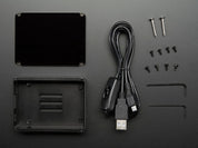 Anidees Beaglebone Black Case - Black Aluminum with Smoke Top