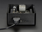 Anidees Beaglebone Black Case - Black Aluminum with Smoke Top
