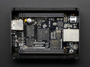 Anidees Beaglebone Black Case - Black Aluminum with Smoke Top