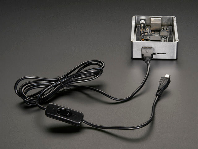 Anidees BeagleBoneBlack Case - Silver Aluminum with Crystal Top