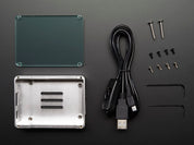 Anidees BeagleBoneBlack Case - Silver Aluminum with Crystal Top