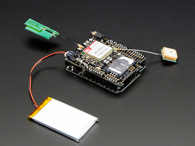 Adafruit FONA 808 Shield - Mini Cellular GSM + GPS for Arduino
