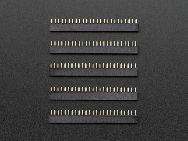 2mm Pitch 25-Pin Female Socket Headers - Pack of 5