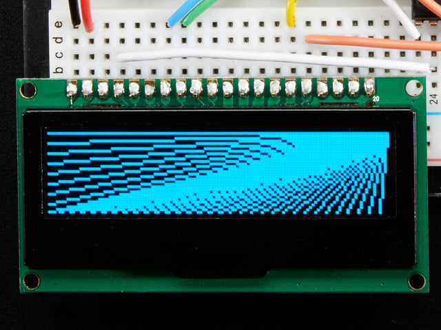 Monochrome 2.3" 128x32 OLED Graphic Display Module Kit