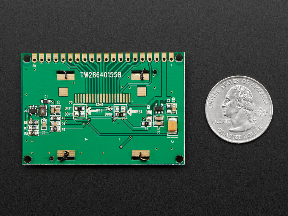 Monochrome 1.54" 128x64 OLED Graphic Display Module Kit