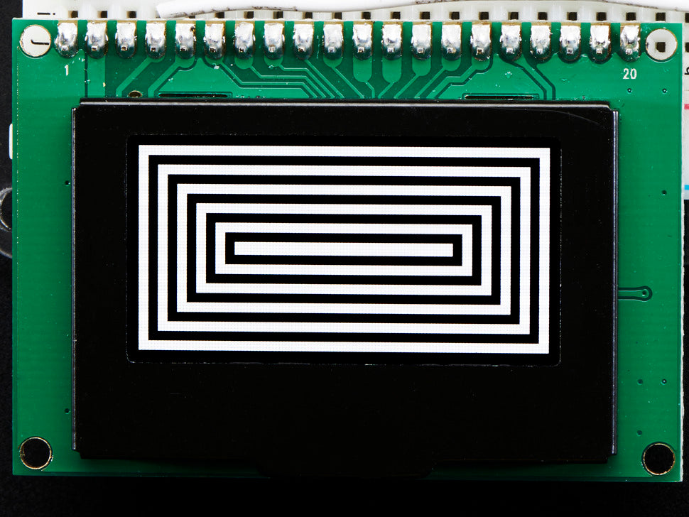 Monochrome 1.54" 128x64 OLED Graphic Display Module Kit