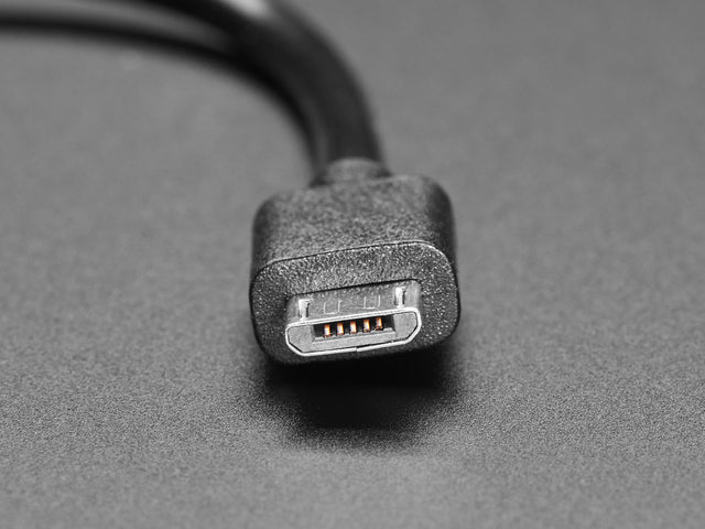 MicroUSB Plug to 5.5/2.1mm DC Barrel Jack Adapter