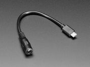 MicroUSB Plug to 5.5/2.1mm DC Barrel Jack Adapter