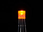 Diffused Rectangular 5mm RGB LEDs - Pack of 10