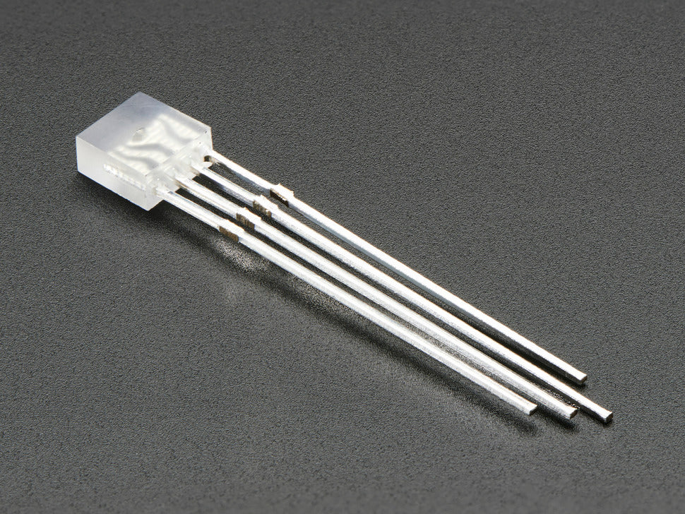 Diffused Rectangular 5mm RGB LEDs - Pack of 10