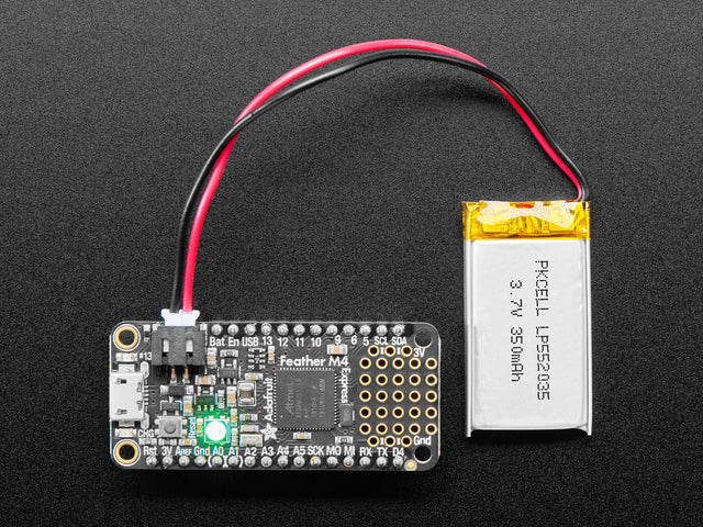 Lithium Ion Polymer Battery - 3.7V 350mAh