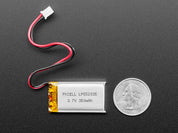 Lithium Ion Polymer Battery - 3.7V 350mAh