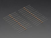 Through-Hole Resistors - 220 ohm 5% 1/4W - Pack of 25