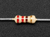 Through-Hole Resistors - 220 ohm 5% 1/4W - Pack of 25