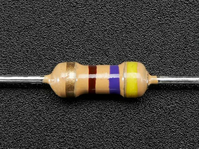 Through-Hole Resistors - 470 ohm 5% 1/4W - Pack of 25