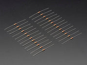 Through-Hole Resistors - 2.2K ohm 5% 1/4W - Pack of 25