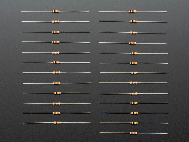 Through-Hole Resistors - 10K ohm 5% 1/4W - Pack of 25