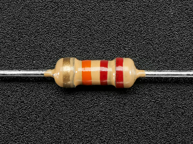 Through-Hole Resistors - 22K ohm 5% 1/4W - Pack of 25