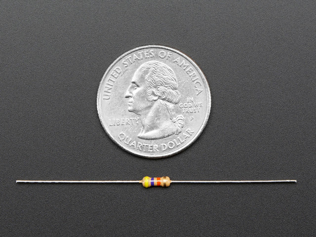 Through-Hole Resistors - 47K ohm 5% 1/4W - Pack of 25