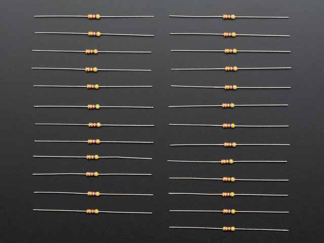 Through-Hole Resistors - 47K ohm 5% 1/4W - Pack of 25