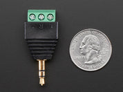 3.5mm (1/8") Stereo Audio Plug Terminal Block
